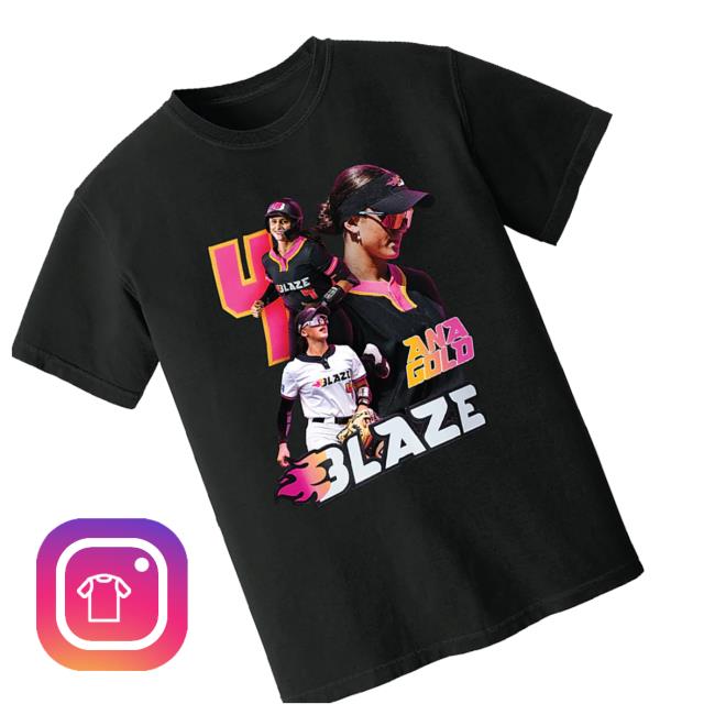 Aupro Sports Merch Shop Blaze Ana Gold Tee 3 Aupro Sports Merch Shop Blaze Ana Gold Tee