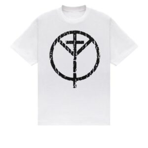 Babylon Merch Shop Store Babylon X Knocked Loose Peace Cross Shirt White