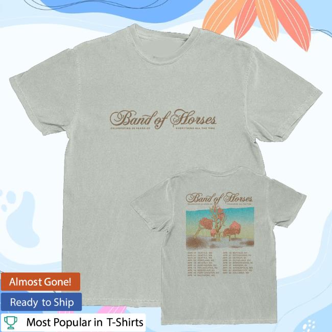 Band Of Horses Merch Shop Store Eatt Tour Tee 3 Band Of Horses Merch Shop Store Eatt Tour Tee
