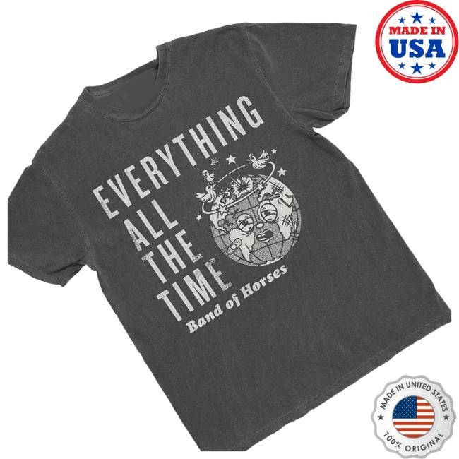 Band Of Horses Merch Shop Store Globe Tee 3 Band Of Horses Merch Shop Store Globe Tee