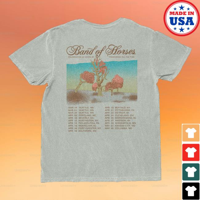 Band Of Horses Store Merch Eatt Tour Shirt 3 Band Of Horses Store Merch Eatt Tour Shirt