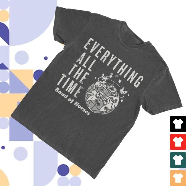 Band Of Horses Store Merch Globe Shirt 4 Band Of Horses Store Merch Globe Shirt