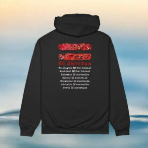 Band T-Shirts Merch Store Ed Sheeran Equals Black Au-Nz Tour Hoodie
