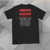 Band T-Shirts Merch Store Ed Sheeran Equals Black Au-Nz Tour Shirt