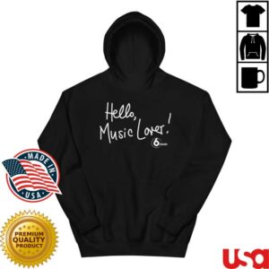 Bbc Store Merch Shop Bbc Radio 6 Music Hoodie Hello, Music Lover