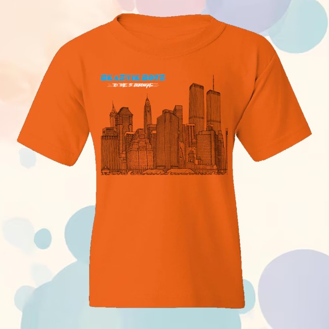 Beastie Boys Merch Store To The 5 Boroughs Youth Orange Shirt 2 Beastie Boys Merch Store To The 5 Boroughs Youth Orange Shirt