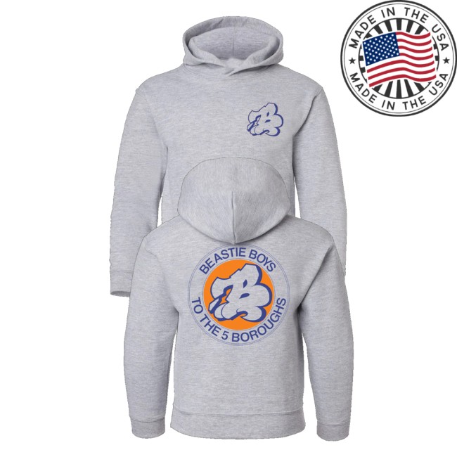 Beastie Boys Merch Store To The 5 Boroughs Youth Pullover Hoodie 5 Beastie Boys Merch Store To The 5 Boroughs Youth Pullover Hoodie