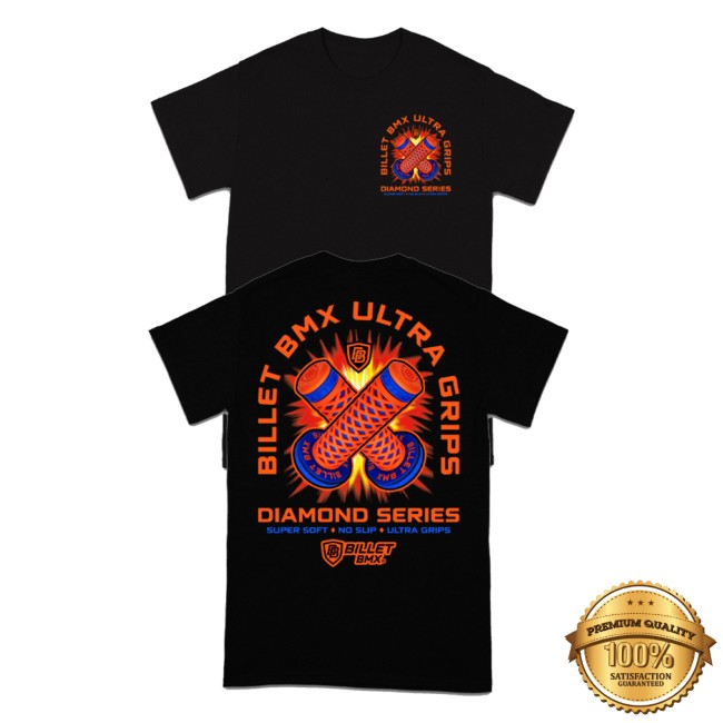 Billet Bmx Merch Store Billet Bmx Ultra Grips Diamond Series Shirt Black 5 Billet Bmx Merch Store Billet Bmx Ultra Grips Diamond Series Shirt Black