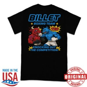 Billet Bmx Merch Store Billet Boxing Team Shirt Black