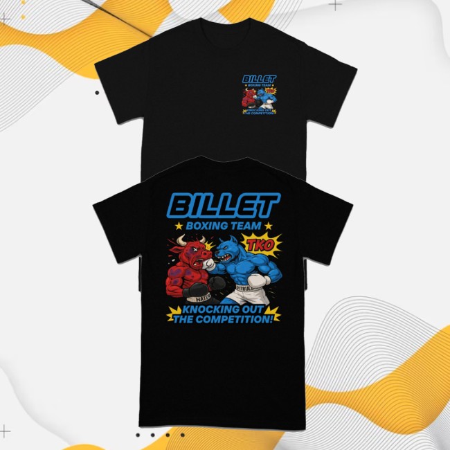 Billet Bmx Merch Store Billet Boxing Team Shirt Black 5 Billet Bmx Merch Store Billet Boxing Team Shirt Black
