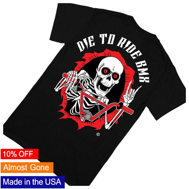 Billet Bmx Merch Store Die To Ride Bmx Big Skull Ripper Shirt Black 3 Billet Bmx Merch Store Die To Ride Bmx Big Skull Ripper Shirt Black