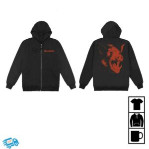 kenny Bilmuri Merch Store Kinda Hard Hog Zip Hoodie