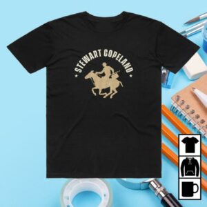 Birdsrobe Merch Shop Stewart Copeland Rhythmatist T-Shirt Black