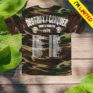 Black Label Society Merch Store Engines Of Demolition Camo Tour Shirt