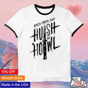 Black Pistol Fire Store Merch Shop Hush Or Howl Ringer Tee