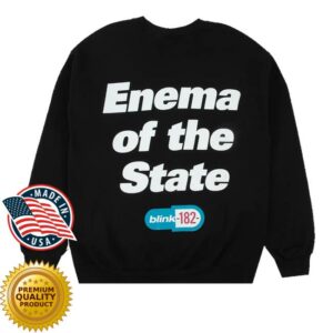 Blink-182 Store Merch Enema Of The State Black Sweatshirt