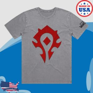 Blizzard Gear Store Merch Shop World Of Warcraft Go With Honor Tan T-Shirts