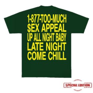 Booman Merch Store Ca$Ino Sex Appeal Green Shirt