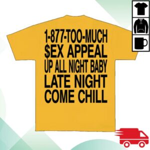 Booman Merch Store Ca$Ino Sex Appeal Yellow Shirt