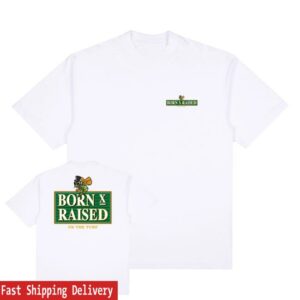 Born X Raised Merch Shop Malt Tee White