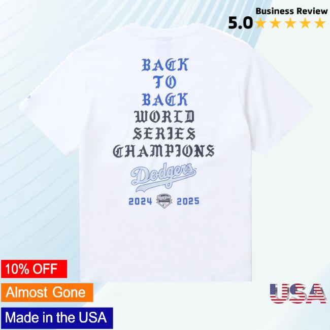 Born X Raised Merch Store Born X Raised Dodgers Back To Back Stack Shirt White 3 Born X Raised Merch Store Born X Raised Dodgers Back To Back Stack Shirt White