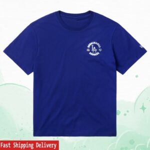 Born X Raised Merch Store Born X Raised Dodgers Chrome Arches Tee Blue