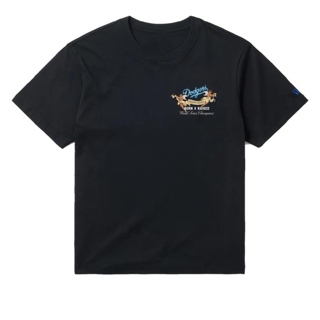 Born X Raised Merch Store Born X Raised Dodgers Ws Angel Shirt Black 3 Born X Raised Merch Store Born X Raised Dodgers Ws Angel Shirt Black