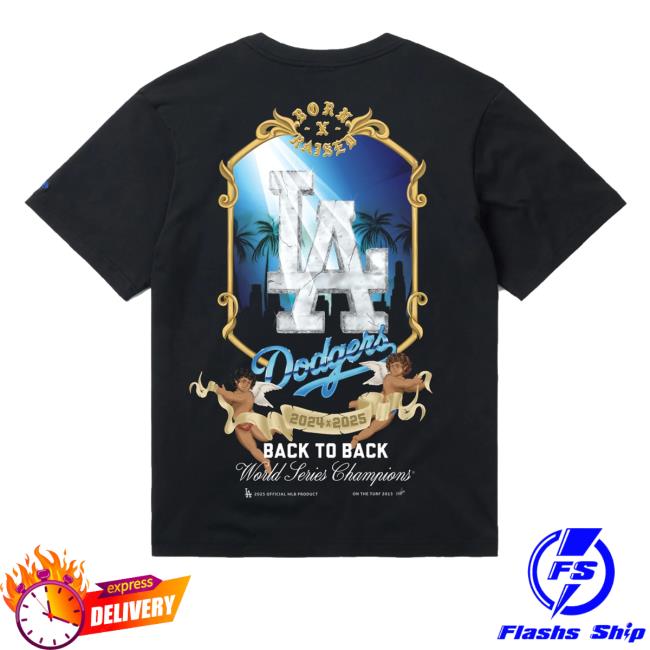 Born X Raised Merch Store Born X Raised Dodgers Ws Angel Shirt Black 4 Born X Raised Merch Store Born X Raised Dodgers Ws Angel Shirt Black