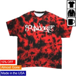 Boundaries Store Merch Logo Tie Dye Tee