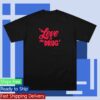 Bryan Ferry Merch Shop Love Is The Drug T-Shirt (Red Logo)
