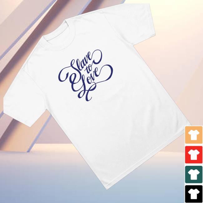 Bryan Ferry Merch Shop Slave To Love Shirt 3 Bryan Ferry Merch Shop Slave To Love T-Shirt