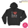 Bryce Crawford Merch Store Shop I Love Jesus Jesus Loves You Unisex Hoodie