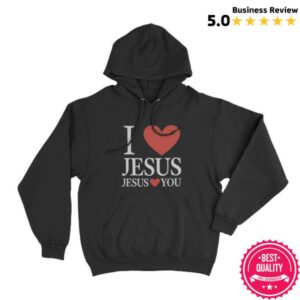 Bryce Crawford Merch Store Shop I Love Jesus Jesus Loves You Unisex Hoodie