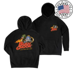 Bush Chook Merch Shop Brass Chook Hoodie Black
