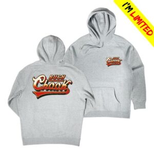 Bush Chook Merch Shop Old School Hoodie Grey
