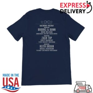 kenny C2c Country To Country Merch Store Belfast Neon Sign 2026 Line Up Navy Shirt