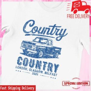 kenny C2c Country To Country Store Shop Merch Country Pick Up White T Shirtw