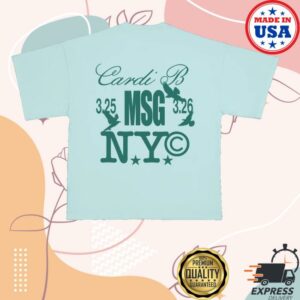 Cardi B Store Merch Msg Exclusive Shirt