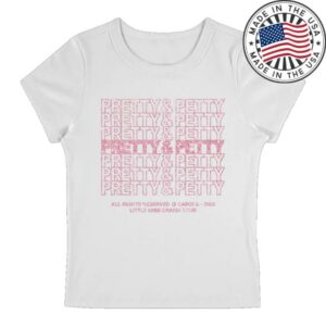 Cardi B Store Merch Pretty & Petty Ladies Shirt