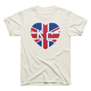 Charlie Hustle Shop Merch Store Great Britain Kc Heart White Tee