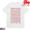 Charlie Puth Store Merch Professor Puth Text Shirt 4 Charlie Puth Store Merch Professor Puth Text Shirt