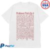 Charlie Puth Store Merch Professor Puth Text T-Shirt
