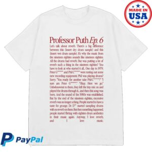 Charlie Puth Store Merch Professor Puth Text T-Shirt