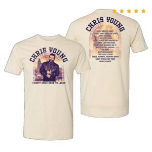 Chris Young Store Merch I Didn't Come Here To Leave Skyline Tee