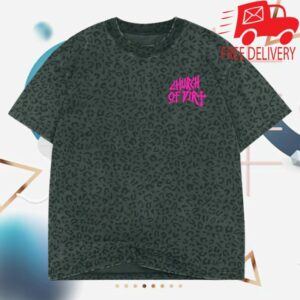 Church Of Dirt Merch Store Renovated Pink Vintage Black Leopard T-Shirt