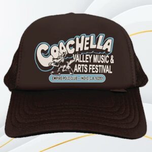 Coachella Merch Shop Desert Dog Trucker Hat Amex Exclusive
