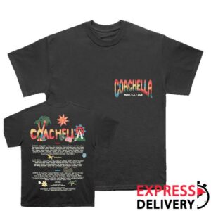 Coachella Merch Shop Felt Cute 2026 Lineup Tee