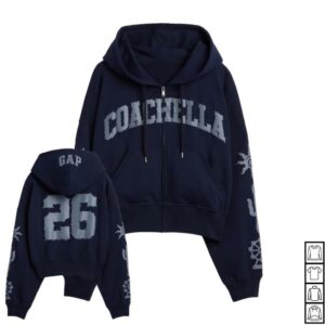 Coachella Merch Shop Gap Coachella Zip Hoodie