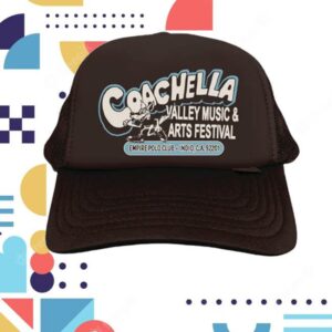 Coachella Shop Merch Store Desert Dog Trucker Hat - Amex Exclusive