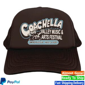 Coachella Store Merch Desert Dog Trucker Hat Amex Exclusive